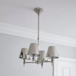 Dorma Bedford 4 Light Polished Nickel Ceiling Fitting -DUNEL House Shop 30770080 alt06