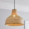 Dunelm Keoni Bamboo Easy Fit Pendant 35cm -DUNEL House Shop 30770179