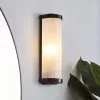 Dunelm Ripon Bathroom Wall Light Matt Black -DUNEL House Shop 30780623