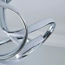 Dunelm Cortez 5 Light Integrated LED Swirl Semi-Flush Ceiling Fitting -DUNEL House Shop 30781655 alt02