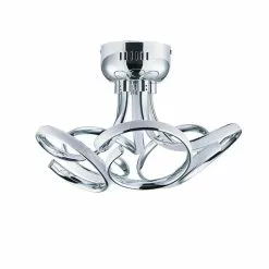 Dunelm Cortez 5 Light Integrated LED Swirl Semi-Flush Ceiling Fitting -DUNEL House Shop 30781655 alt04