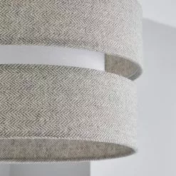 Dunelm Frea Lennox Herringbone Shade 30cm -DUNEL House Shop 30784210 alt02