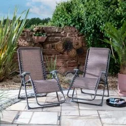 Dunelm Helsinki Lounger Bronze Twin Pack -DUNEL House Shop 30788996 alt01