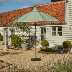 Dunelm Recycled Sage Green Carousel Parasol 2.7m -DUNEL House Shop 30789295 alt01