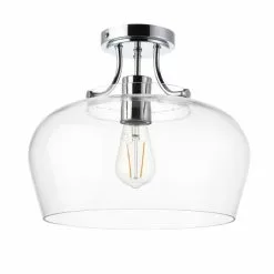 Hotel Lilier Bathroom 1 Light Flush Ceiling Fitting -DUNEL House Shop 30789797 alt05