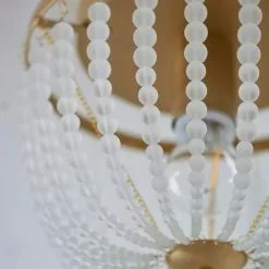 Dunelm Alora Bathroom Beaded Flush Chandelier -DUNEL House Shop 30789836 alt03