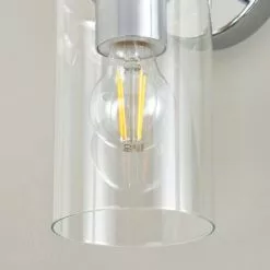 Dunelm Fryer Chrome Bathroom Wall Light -DUNEL House Shop 30789841 alt02