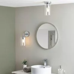 Dunelm Fryer Chrome Bathroom Wall Light -DUNEL House Shop 30789841 alt04