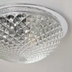Dunelm Tropic Faceted Dome Flush Bathroom Ceiling Fitting -DUNEL House Shop 30789842 alt02