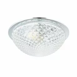 Dunelm Tropic Faceted Dome Flush Bathroom Ceiling Fitting -DUNEL House Shop 30789842 alt05