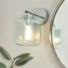 Dunelm Lucia Green Bathroom Wall Light -DUNEL House Shop 30789844