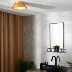 Dunelm Barton Bathroom 1 Light Flush Ceiling Fitting -DUNEL House Shop 30789853 alt04