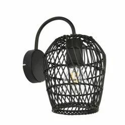 Dunelm Kirra Bathroom Faux Rattan Wall Light -DUNEL House Shop 30789857 alt05