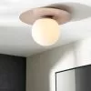 Dunelm Tela Bathroom 1 Light Flush Ceiling Fitting -DUNEL House Shop 30789862
