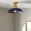 Dunelm Oraya Bathroom 1 Light Flush Ceiling Fitting -DUNEL House Shop 30789890
