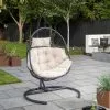 Dunelm Singapore Black Hanging Egg Chair -DUNEL House Shop 30791544