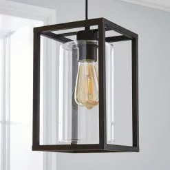 Dunelm London Industrial 1 Light Pendant Bronze Ceiling Fitting -DUNEL House Shop 30792341 alt01