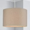 Dunelm Lennox Herringbone Lamp Shade 28cm Grey -DUNEL House Shop 30792346