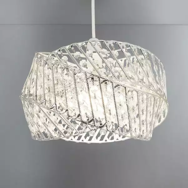 Dunelm Monsanto Jewelled Easy Fit Pendant 3 Dunelm Monsanto Jewelled Easy Fit Pendant