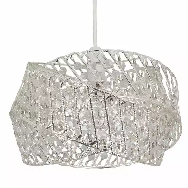 Dunelm Monsanto Jewelled Easy Fit Pendant 4 Dunelm Monsanto Jewelled Easy Fit Pendant - Image 2