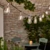 Dunelm Brushed Silver 10L Retro String Lights 1.8m -DUNEL House Shop 30792763
