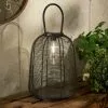Elements Black Wire Solar Lantern 23.8cm X30cm -DUNEL House Shop 30792767 alt01