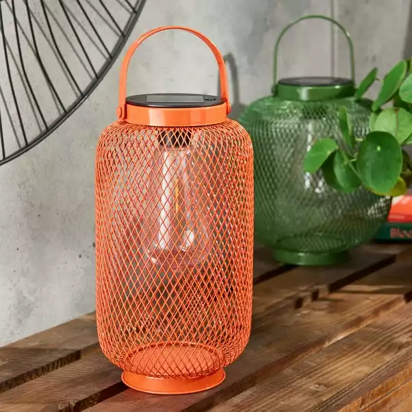 Elements Mesh Solar Lantern Tigerlily 3 Elements Mesh Solar Lantern Tigerlily