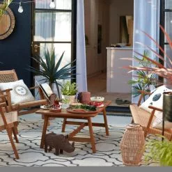 Dunelm San Marino Solar Poly Rattan Lantern Large 9 Dunelm San Marino Solar Poly Rattan Lantern Large -DUNEL House Shop 30792775 alt07