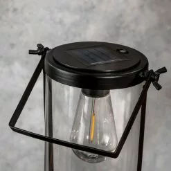 Dunelm Smart Industrial Silver Solar Lantern -DUNEL House Shop 30792777 alt02