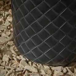 Dunelm Fibre Clay Black Chunky Weave Planter -DUNEL House Shop 30792957 alt02