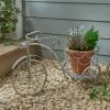 Dunelm Galvanised Metal Bike Planter -DUNEL House Shop 30795305