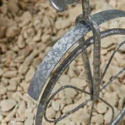 Dunelm Galvanised Metal Bike Planter -DUNEL House Shop 30795305 alt02