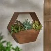 Elements Hexagonal Wall Planter 2 Elements Hexagonal Wall Planter -DUNEL House Shop 30795361