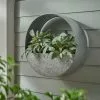 Dunelm Round Wall Planter Galvanised -DUNEL House Shop 30795363