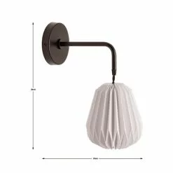 The Edited Life Origami Paper Wall Light -DUNEL House Shop 30796670 alt04