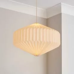 The Edited Life Origami Hexagon Paper Pendant Large