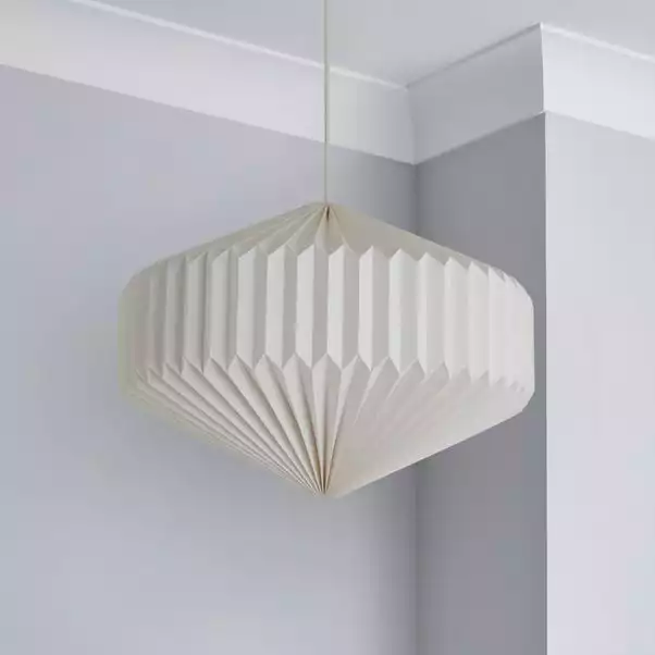 The Edited Life Origami Hexagon Paper Pendant Large 4 The Edited Life Origami Hexagon Paper Pendant Large - Image 2