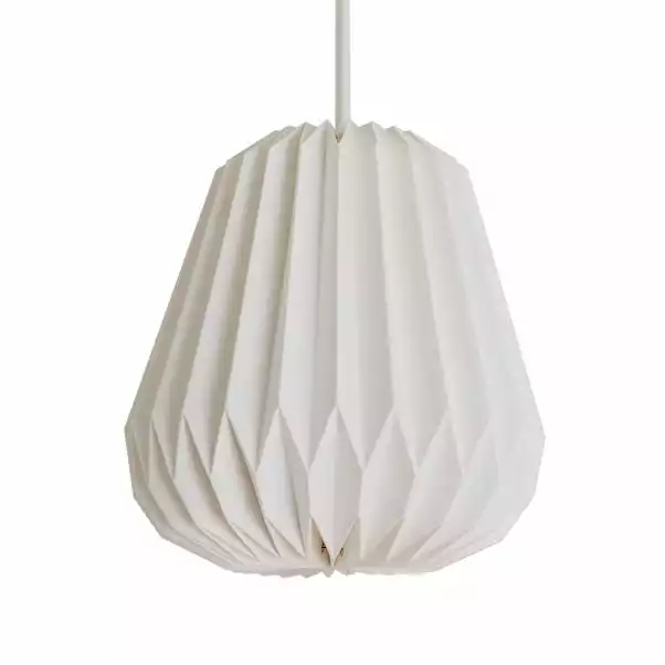 The Edited Life Origami Decagon Paper Pendant Small 6 The Edited Life Origami Decagon Paper Pendant Small - Image 4