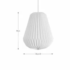 The Edited Life Origami Decagon Paper Pendant Large -DUNEL House Shop 30796675 alt04