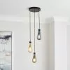 Dunelm Verne Glass 3 Light Cluster Ceiling Fitting -DUNEL House Shop 30798517