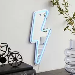 Dunelm Lightning Bolt Neon Sign -DUNEL House Shop 30798519 alt01
