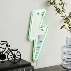 Dunelm Lightning Bolt Neon Sign -DUNEL House Shop 30798519 alt02