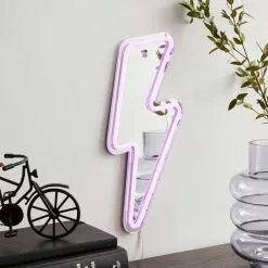 Dunelm Lightning Bolt Neon Sign -DUNEL House Shop 30798519 alt04