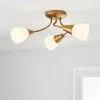 Dunelm Ordway Frosted 3 Light Ceiling Fitting -DUNEL House Shop 30798582