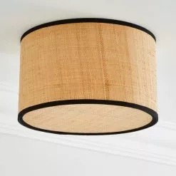 Dunelm Malika Cane Flush Ceiling Fitting -DUNEL House Shop 30798586 alt01