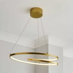 Dunelm Menton Integrated LED Swirl Ceiling Fitting