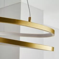 Dunelm Menton Integrated LED Swirl Ceiling Fitting -DUNEL House Shop 30798594 alt02