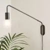 Dunelm Braddy Arc Plug In Wall Light -DUNEL House Shop 30798615