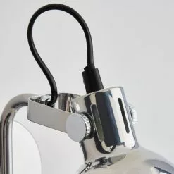 Dunelm Issac Chrome Effect Plug In Wall Light -DUNEL House Shop 30798622 alt02