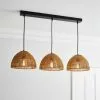 Dunelm Artisan Avery Natural 3 Light Diner Ceiling Fitting -DUNEL House Shop 30798643